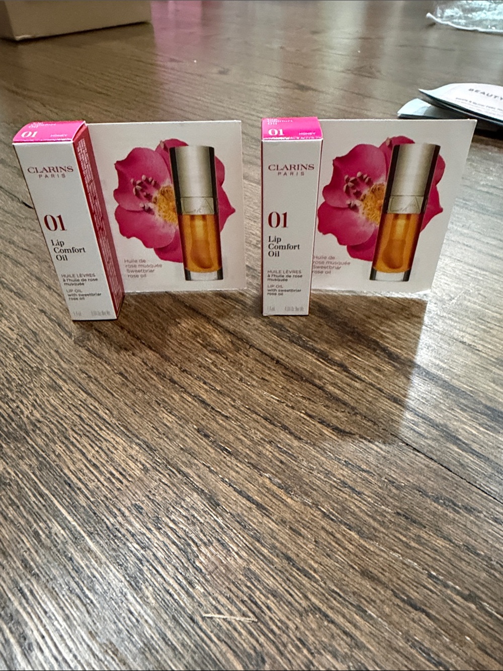 Clarins Lip Comfort Oil 01 - Honey